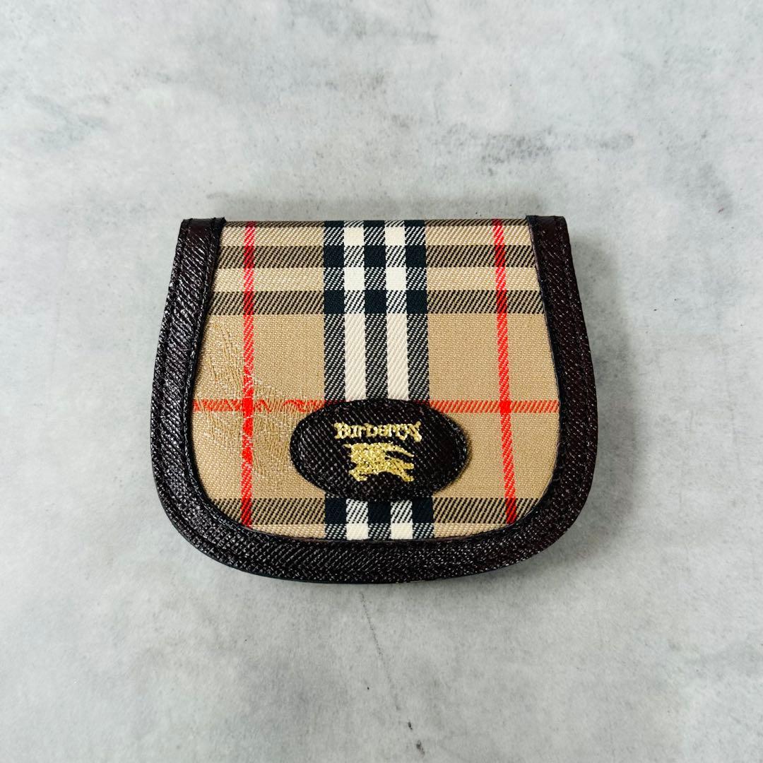 BURBERRY ノバチェック　ホースロゴ　シャドーホース　コインケース