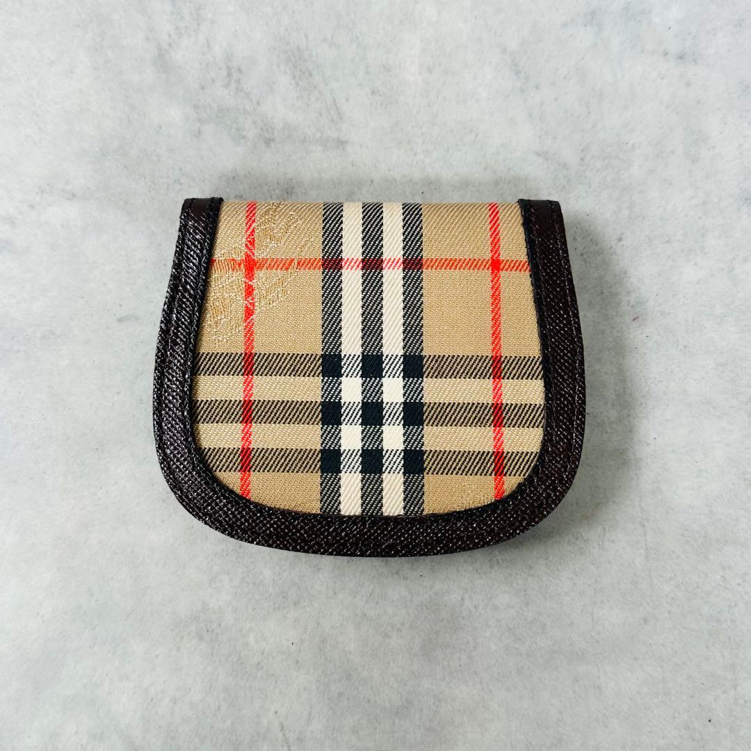 BURBERRY ノバチェック　ホースロゴ　シャドーホース　コインケース 2