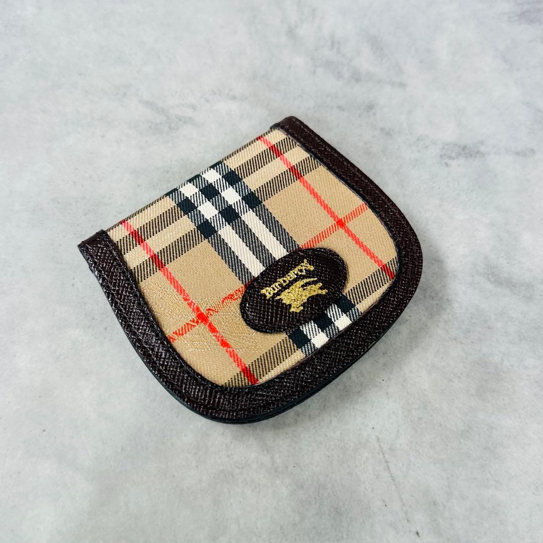 BURBERRY ノバチェック　ホースロゴ　シャドーホース　コインケース 4