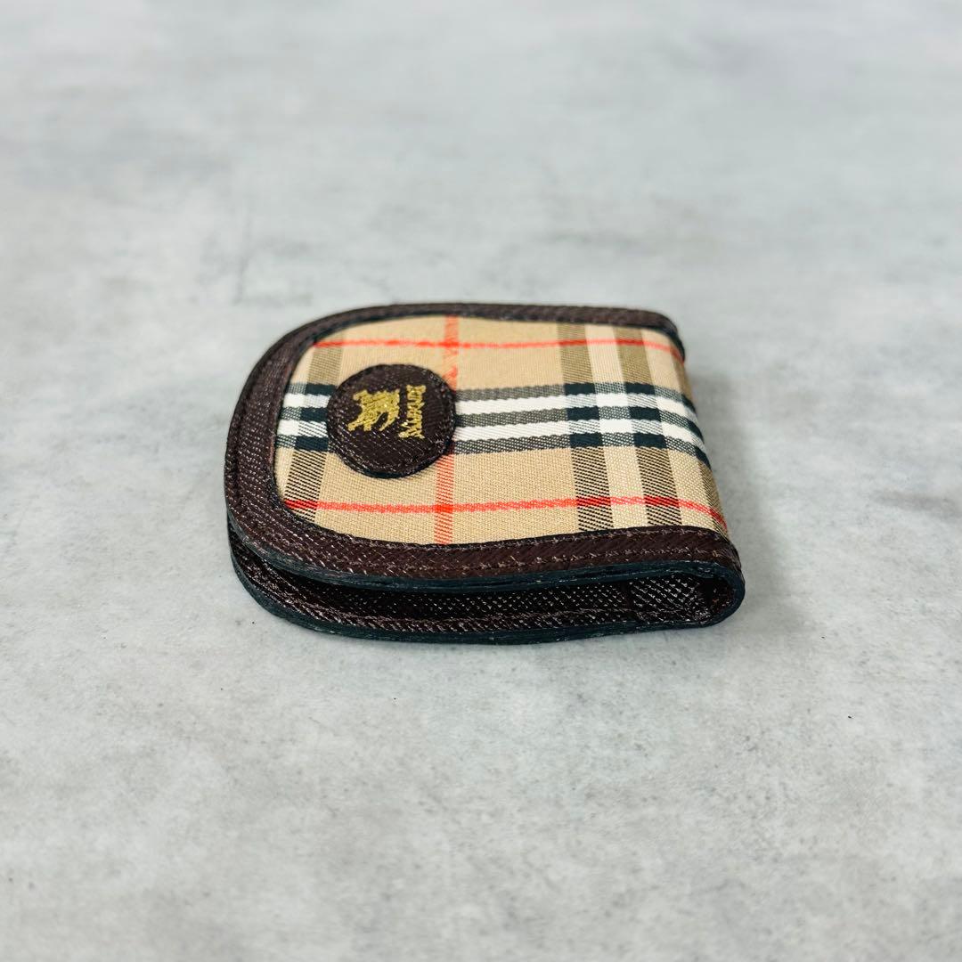 BURBERRY ノバチェック　ホースロゴ　シャドーホース　コインケース 7
