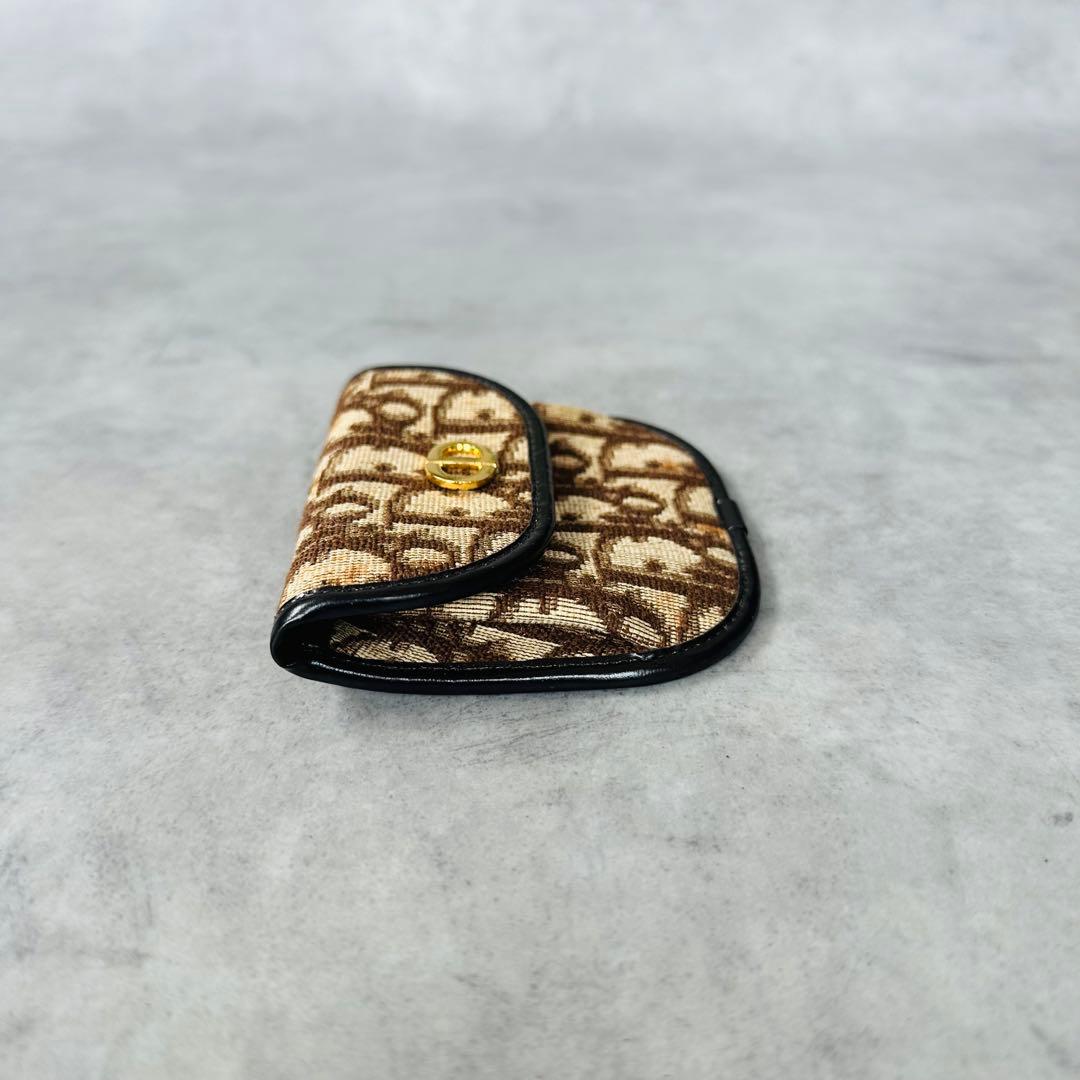 Christian Dior トロッター ロゴ金具　 コインケース 小銭入れ　赤 6