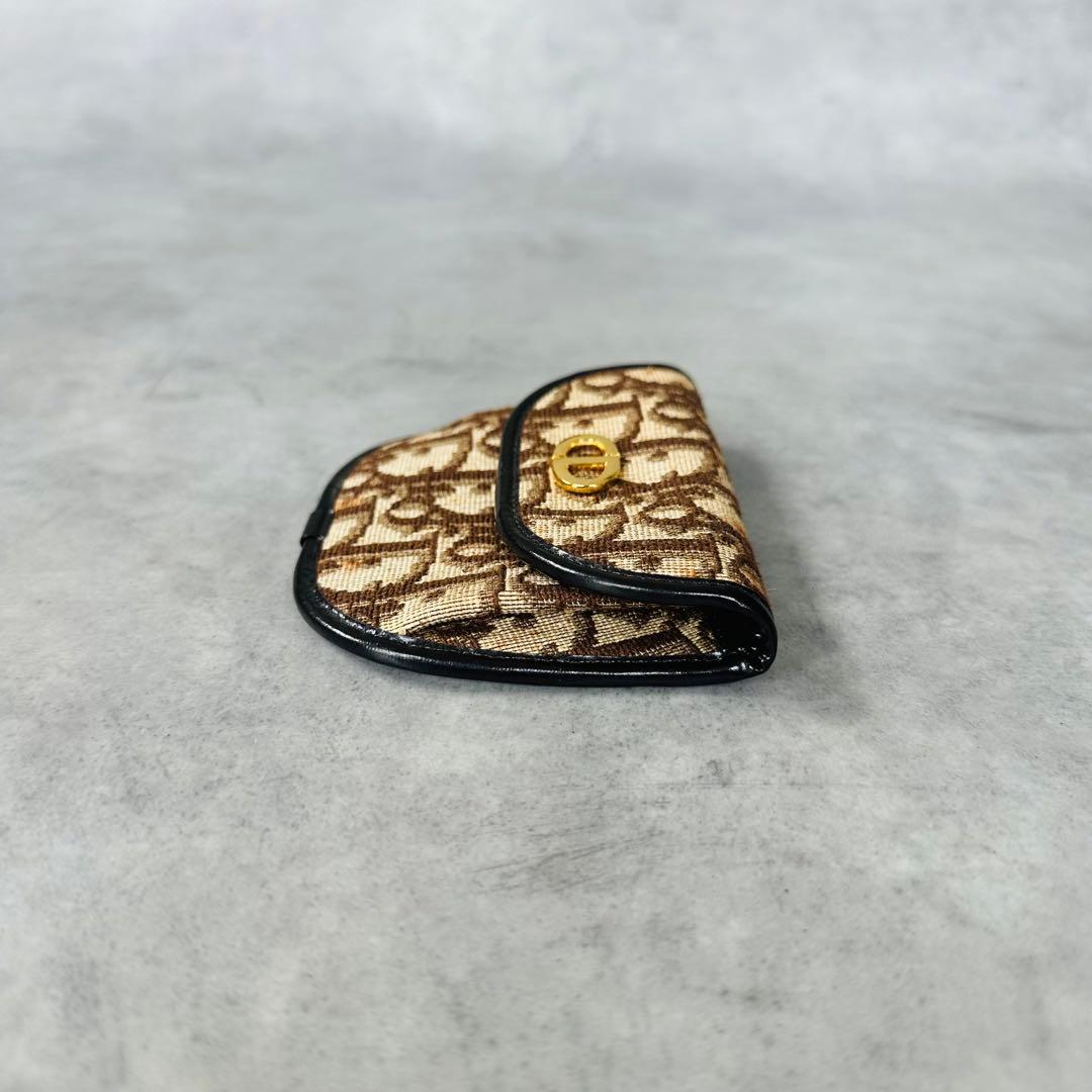 Christian Dior トロッター ロゴ金具　 コインケース 小銭入れ　赤 7