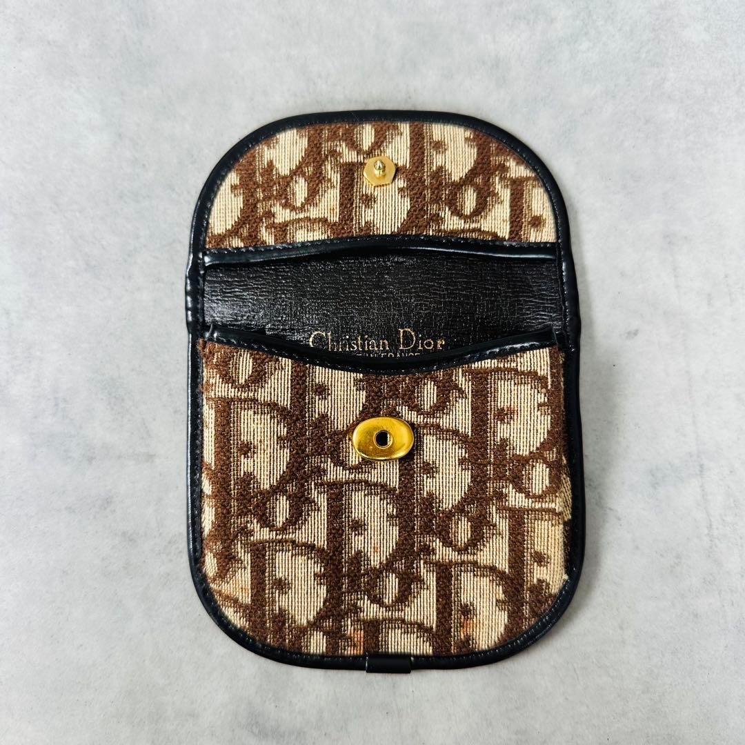 Christian Dior トロッター ロゴ金具　 コインケース 小銭入れ　赤 8