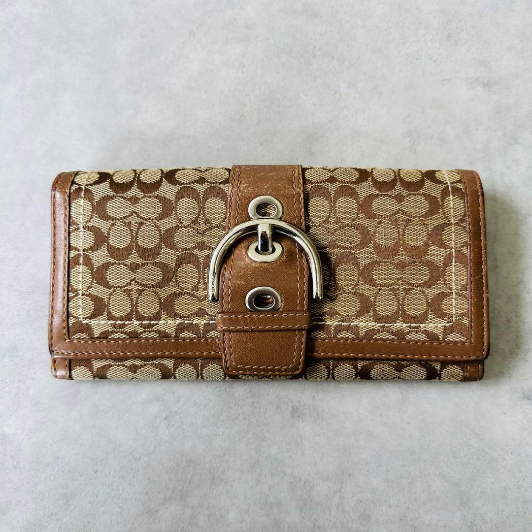 COACH Soho Signature Bifold Long Wallet