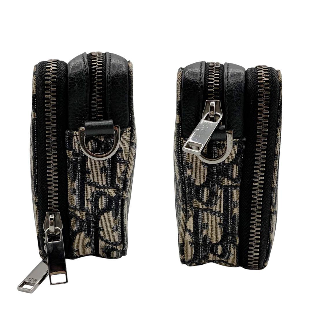 ⭐️美品⭐️ ディオール オブリーク ジャカード ショルダー ジップポーチ 4