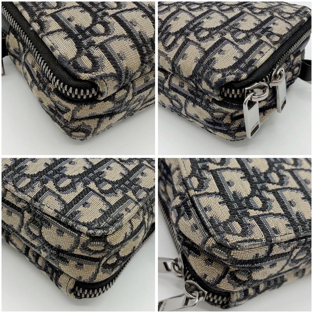 ⭐️美品⭐️ ディオール オブリーク ジャカード ショルダー ジップポーチ 10
