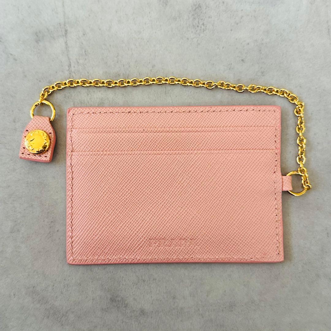 未使用✨PRADA サフィアーノレザー パスケース IDケース カードケース
