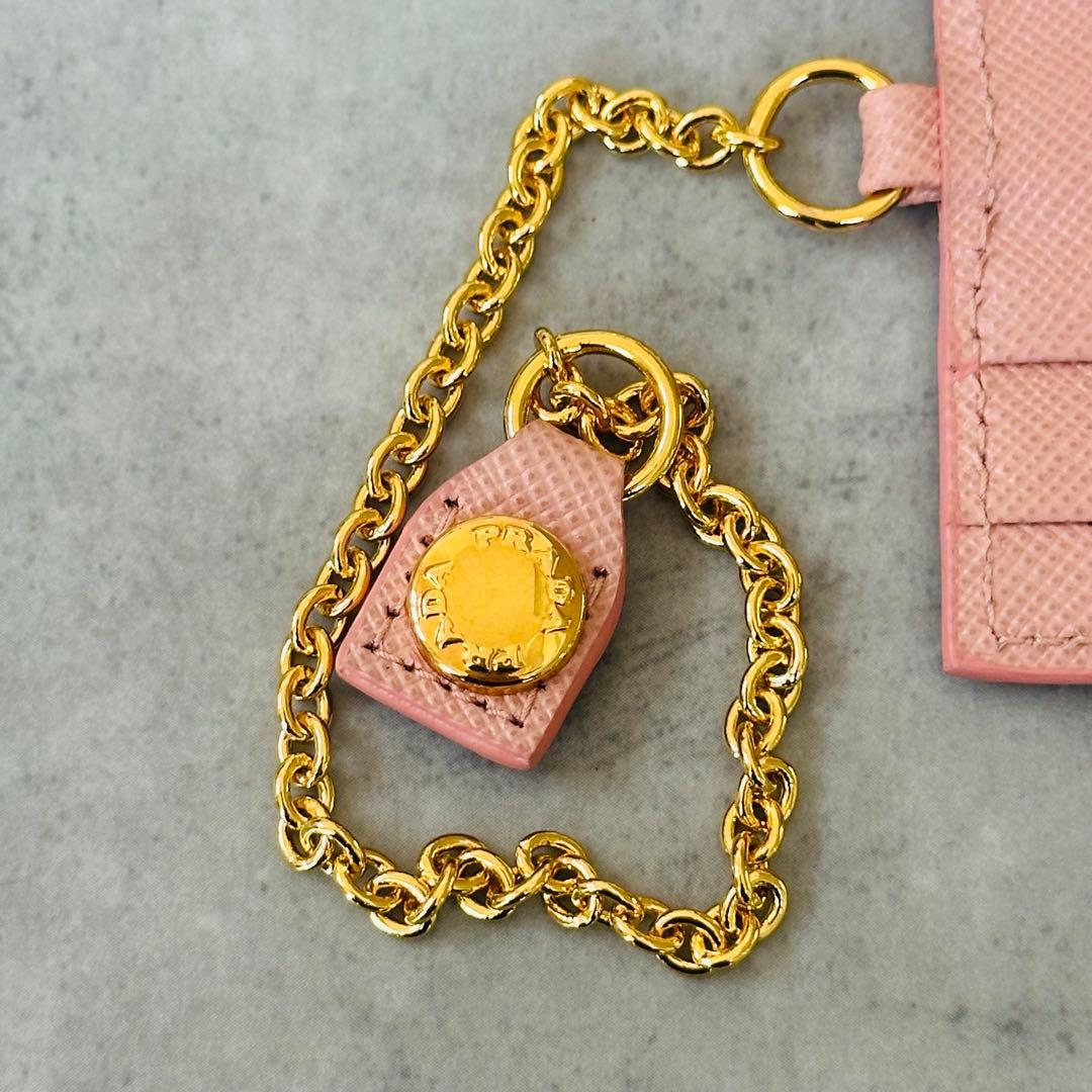未使用✨PRADA サフィアーノレザー パスケース IDケース カードケース 9