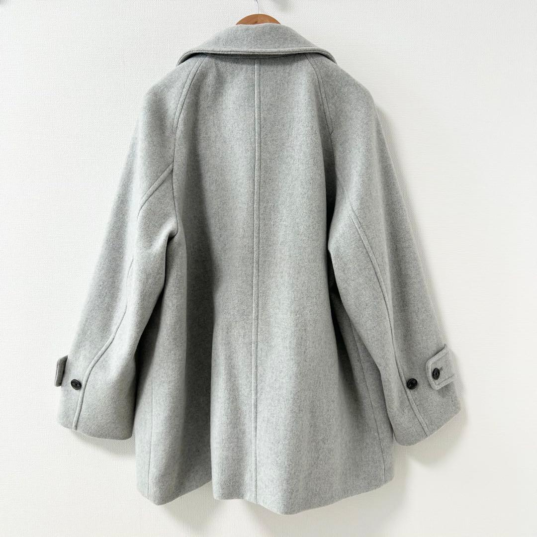2024AW✨アーバンリサーチ　スーパー100メルトンPコート　TOP GRAY 2