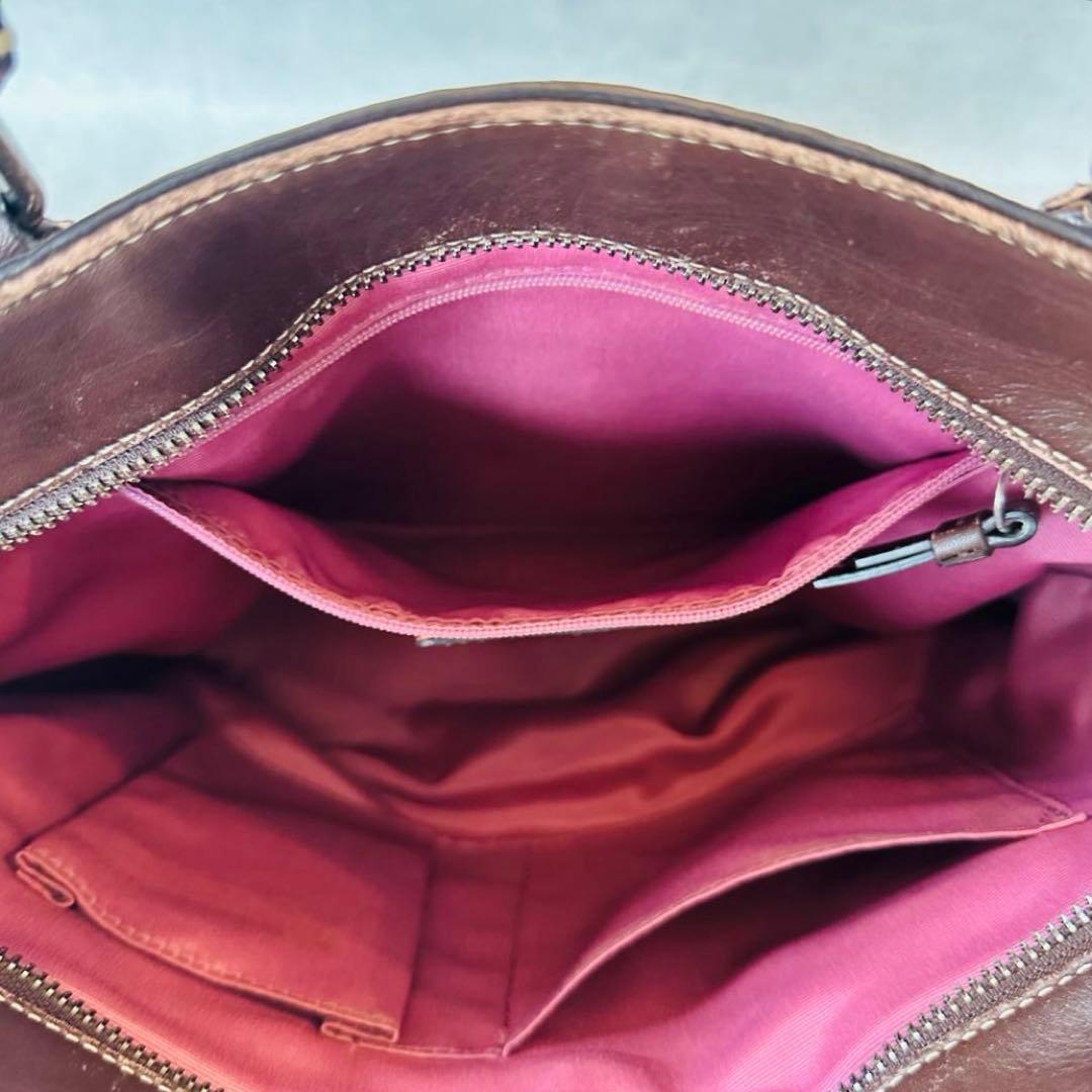 Y2K COACH Hamptons Leather Lunch Totebag 14