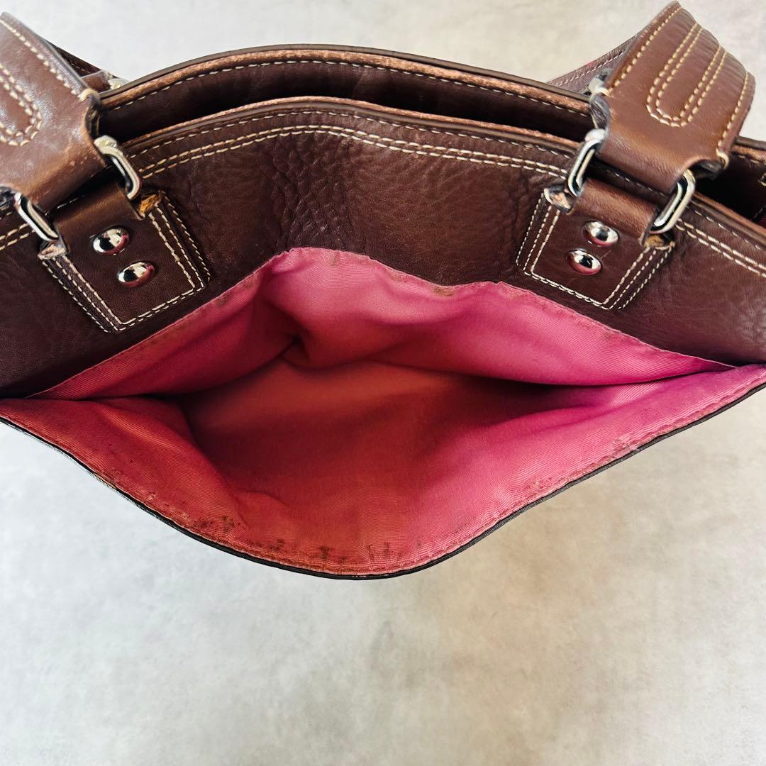 Y2K COACH Hamptons Leather Lunch Totebag 16