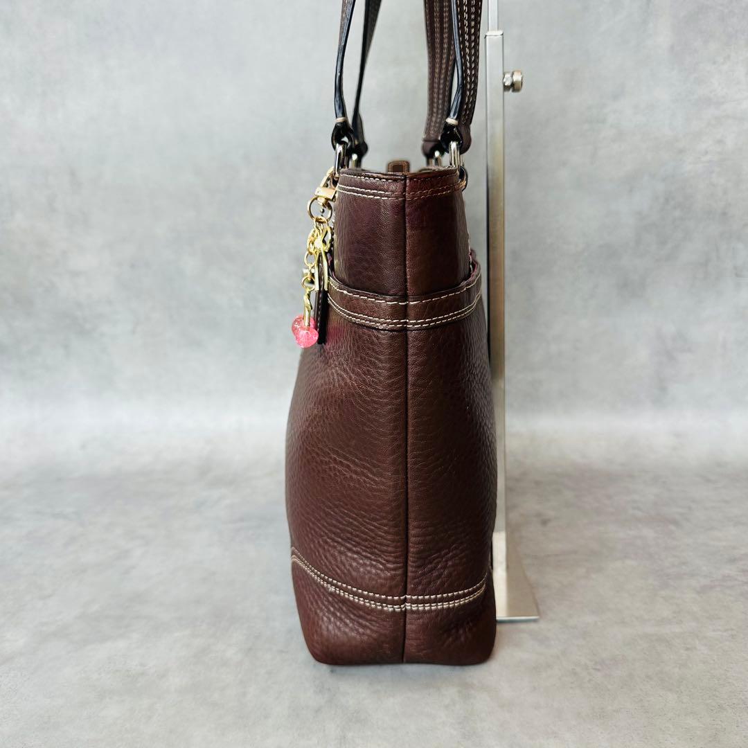 Y2K COACH Hamptons Leather Lunch Totebag 4