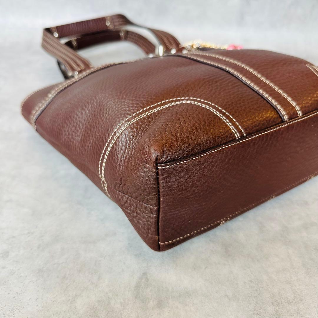 Y2K COACH Hamptons Leather Lunch Totebag 8