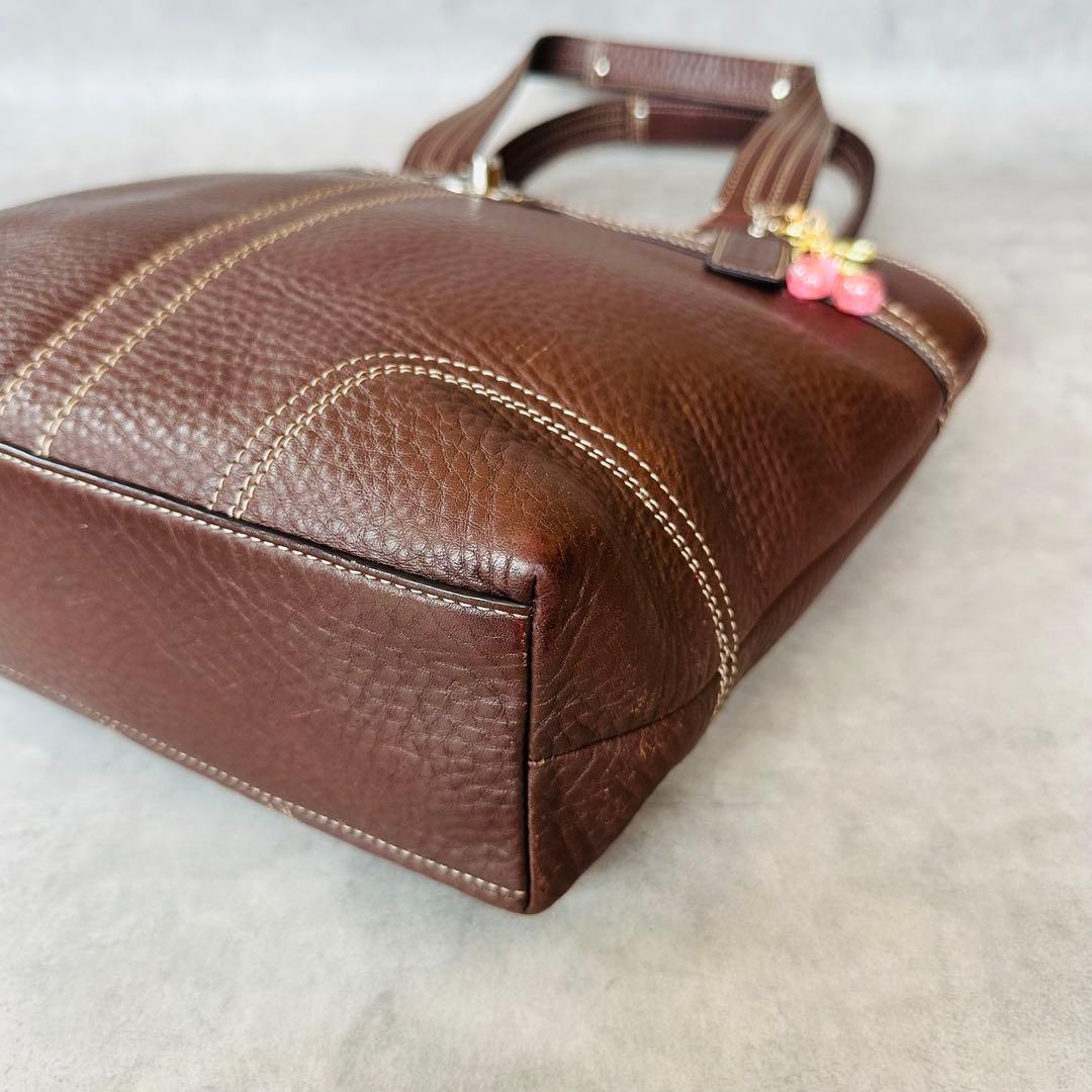 Y2K COACH Hamptons Leather Lunch Totebag 9