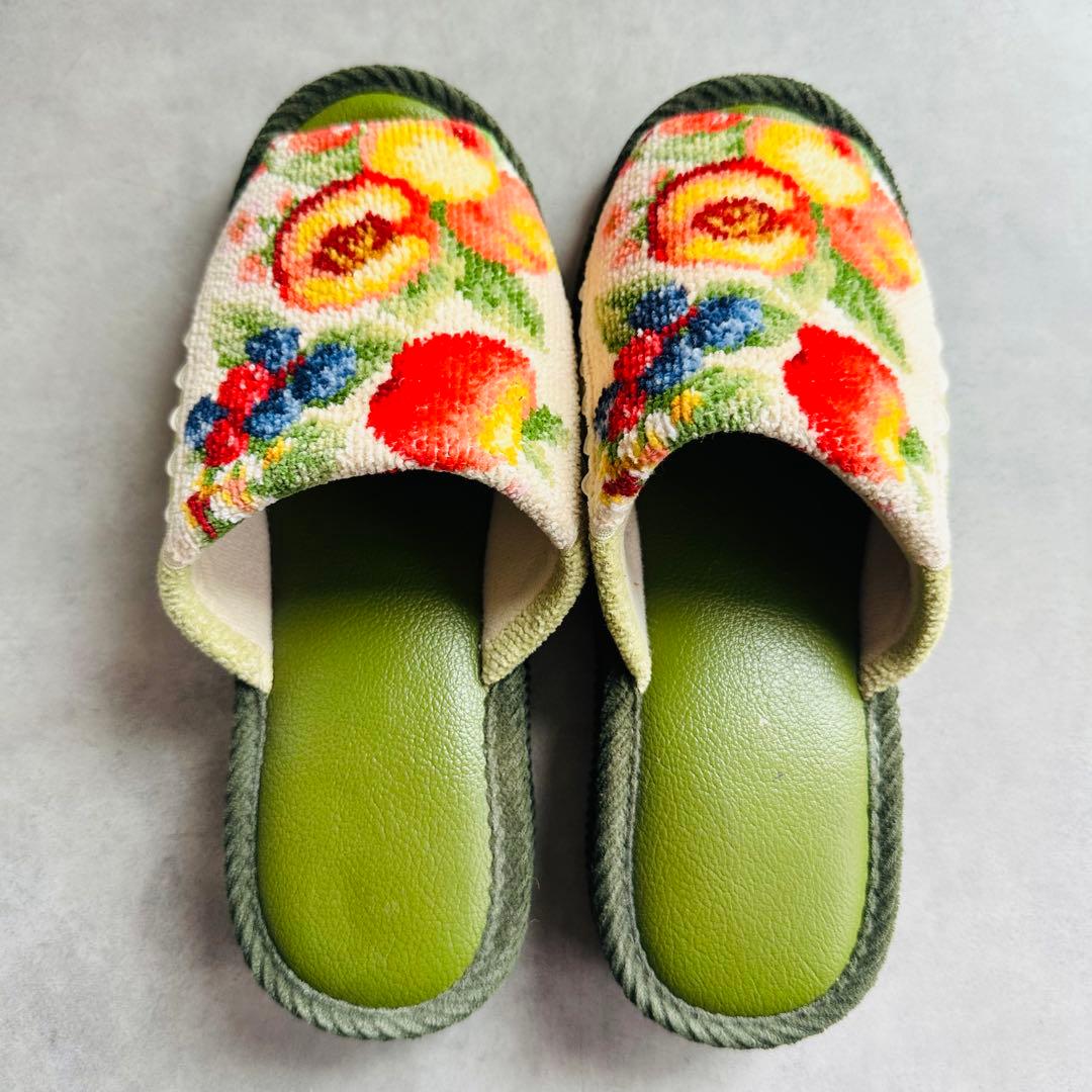 FEILER リトルオーチャード　シュニール織りタオル地　スリッパ 5