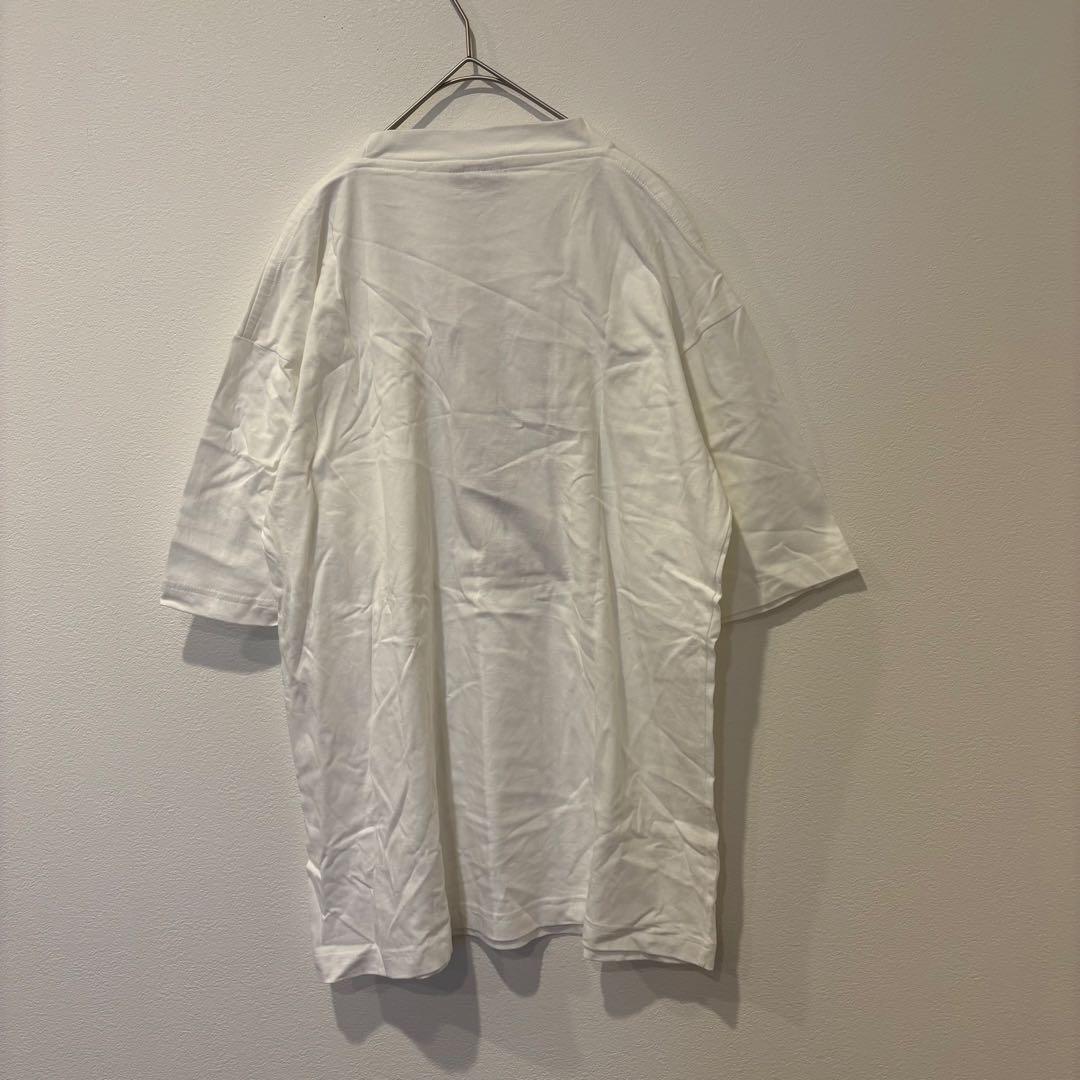 ユナイテッド 半袖Tシャツ 刺繍 ビッグシルエット 白　ホワイト M 男女着用可 4