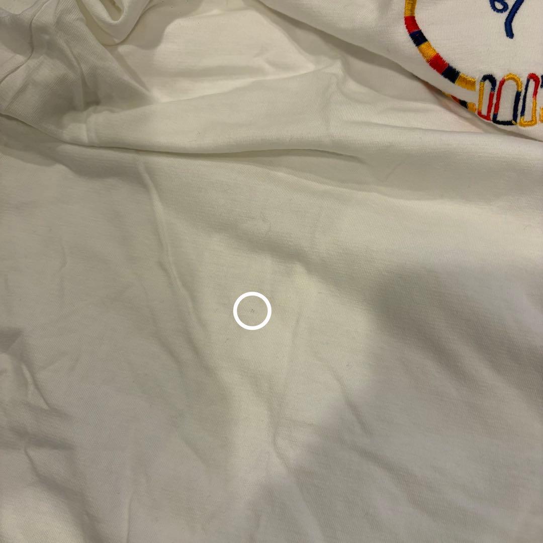 ユナイテッド 半袖Tシャツ 刺繍 ビッグシルエット 白　ホワイト M 男女着用可 8