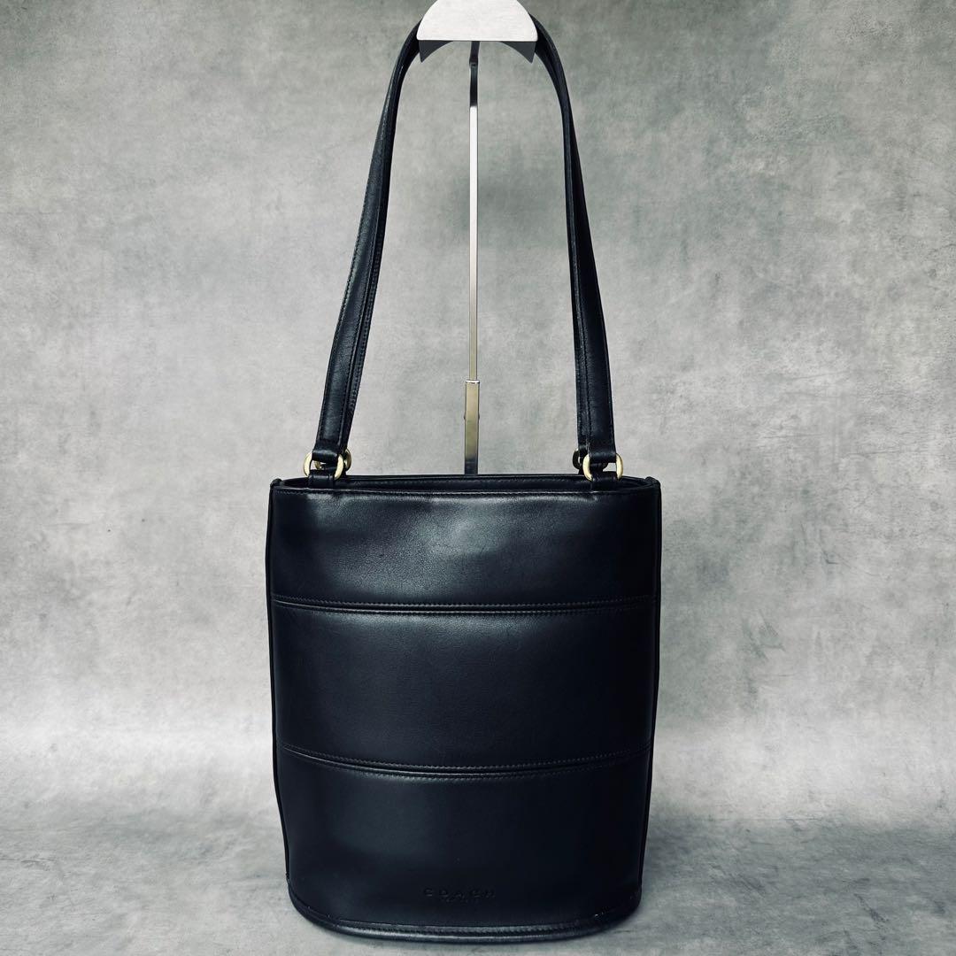 Vintage COACH shoulder bucket tote bag 2