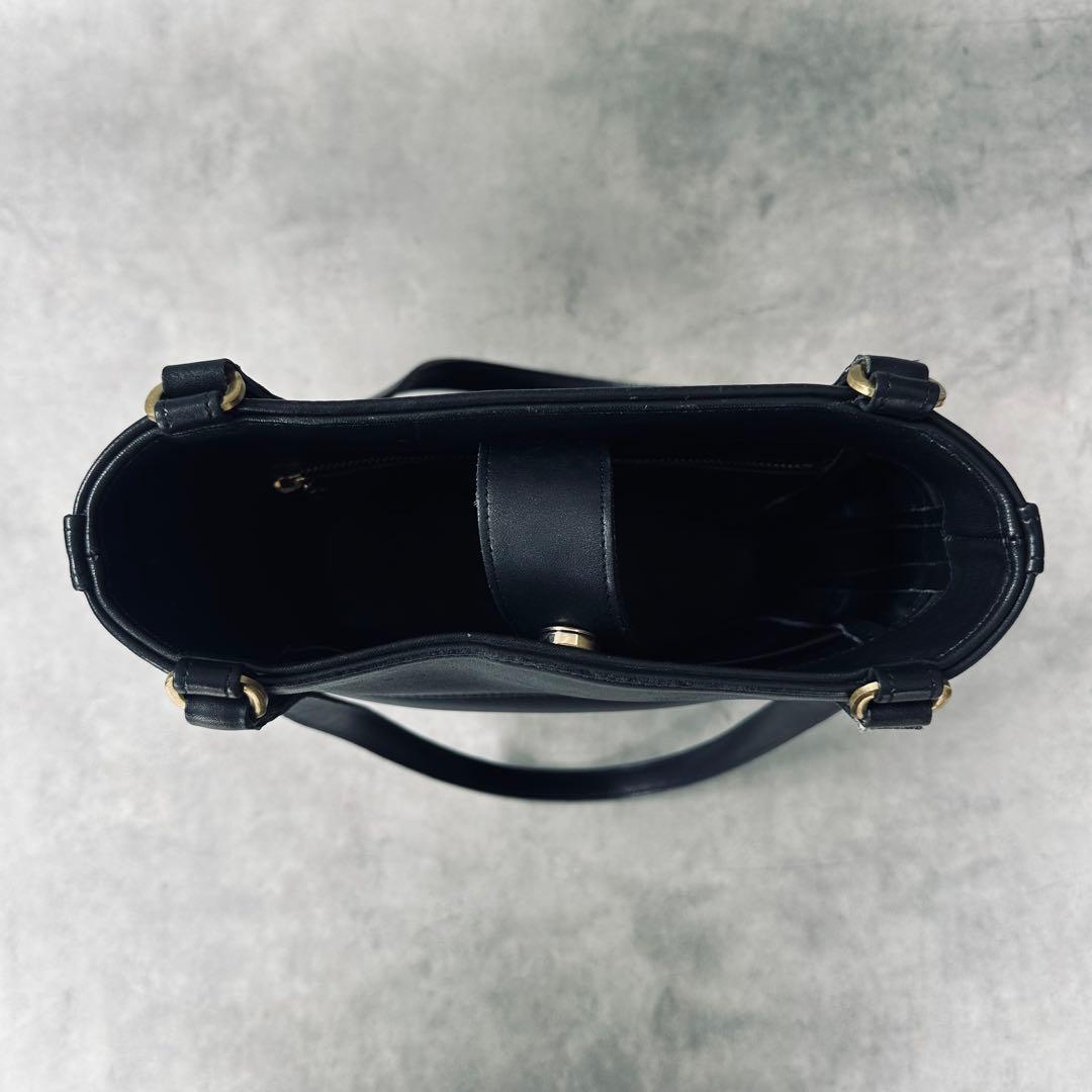 Vintage COACH shoulder bucket tote bag 12