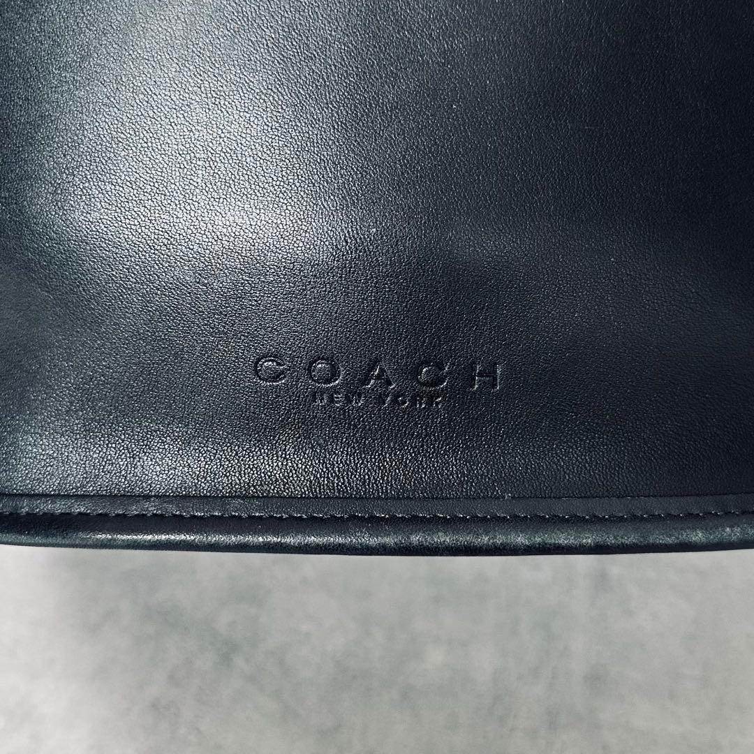 Vintage COACH shoulder bucket tote bag 18