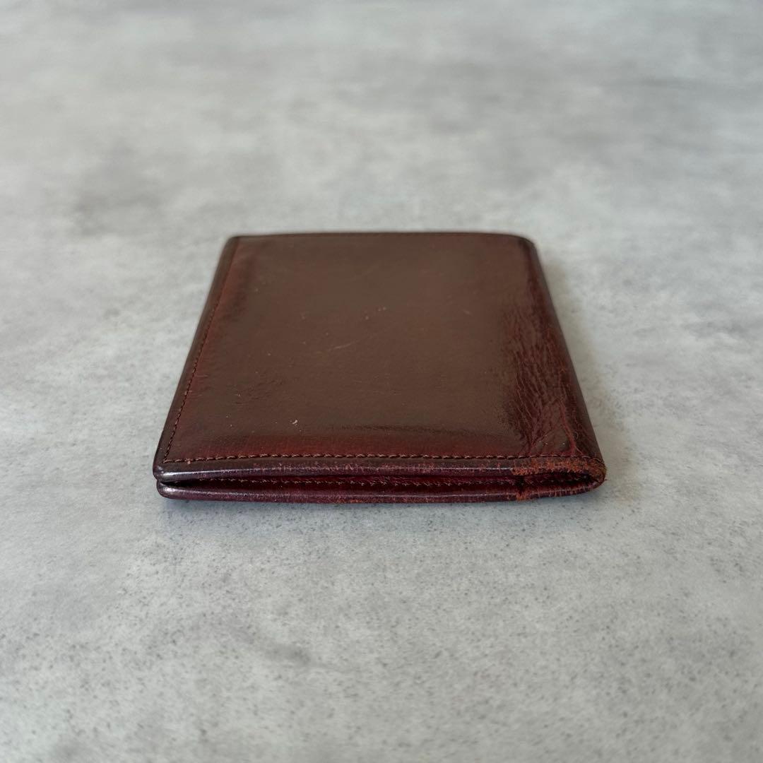 OLD COACH All leather bifold wallet 4