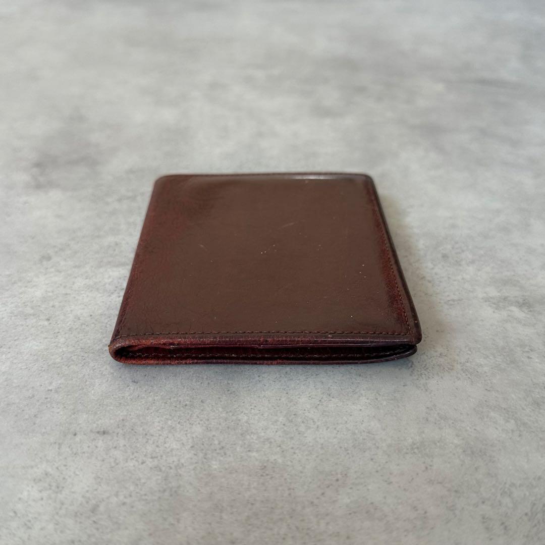 OLD COACH All leather bifold wallet 5