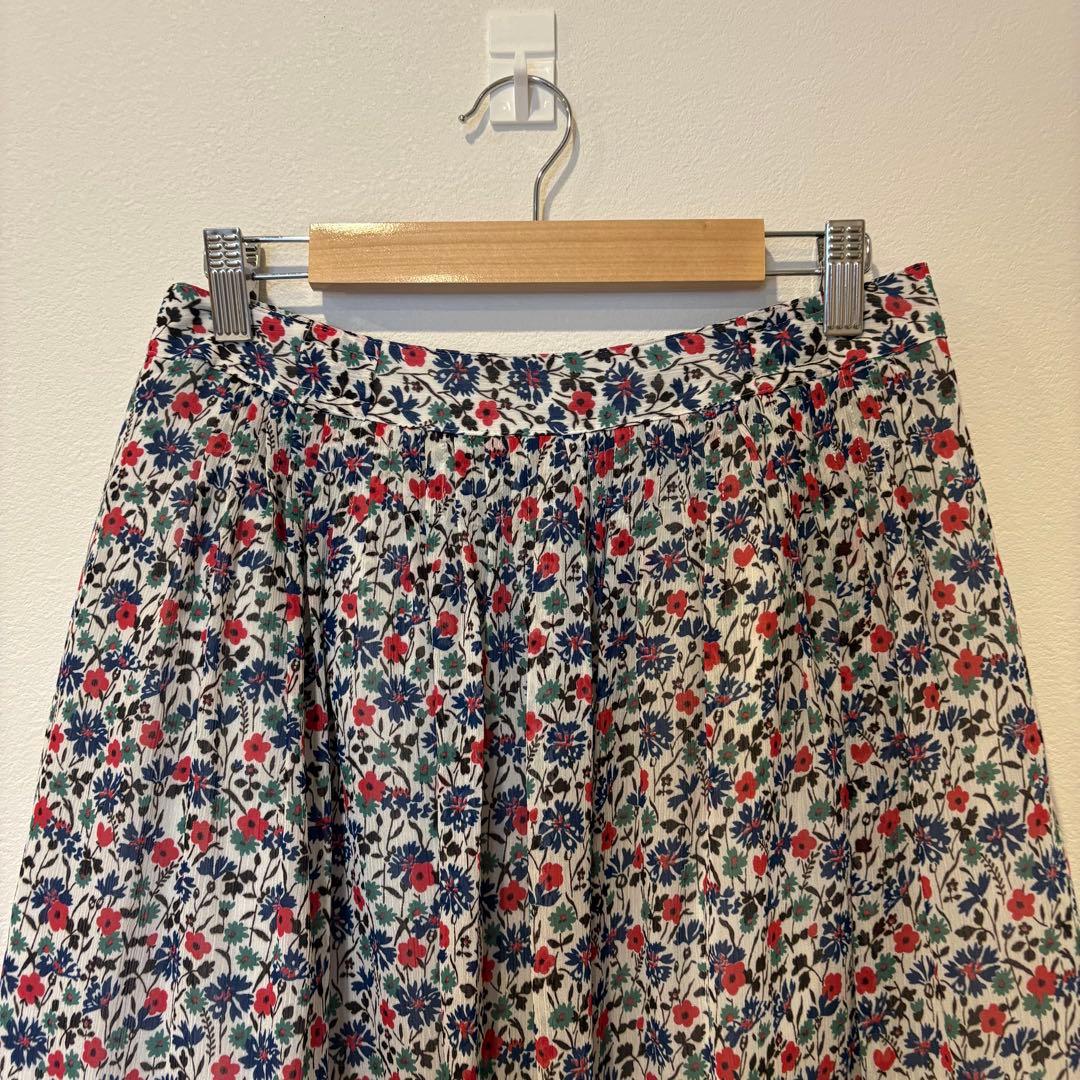 SCENE DEUX 花柄 フレアスカート 膝丈 総柄 Mサイズ　かわいい 2