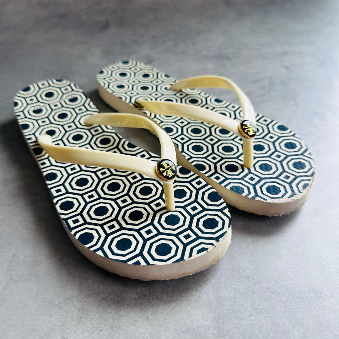 Tory Burch ジオメトリック柄ビーチサンダル 2