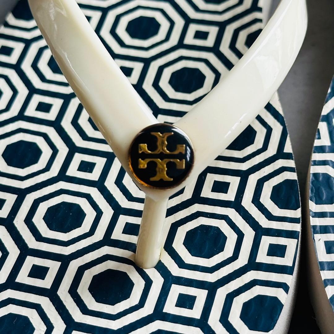 Tory Burch ジオメトリック柄ビーチサンダル 7