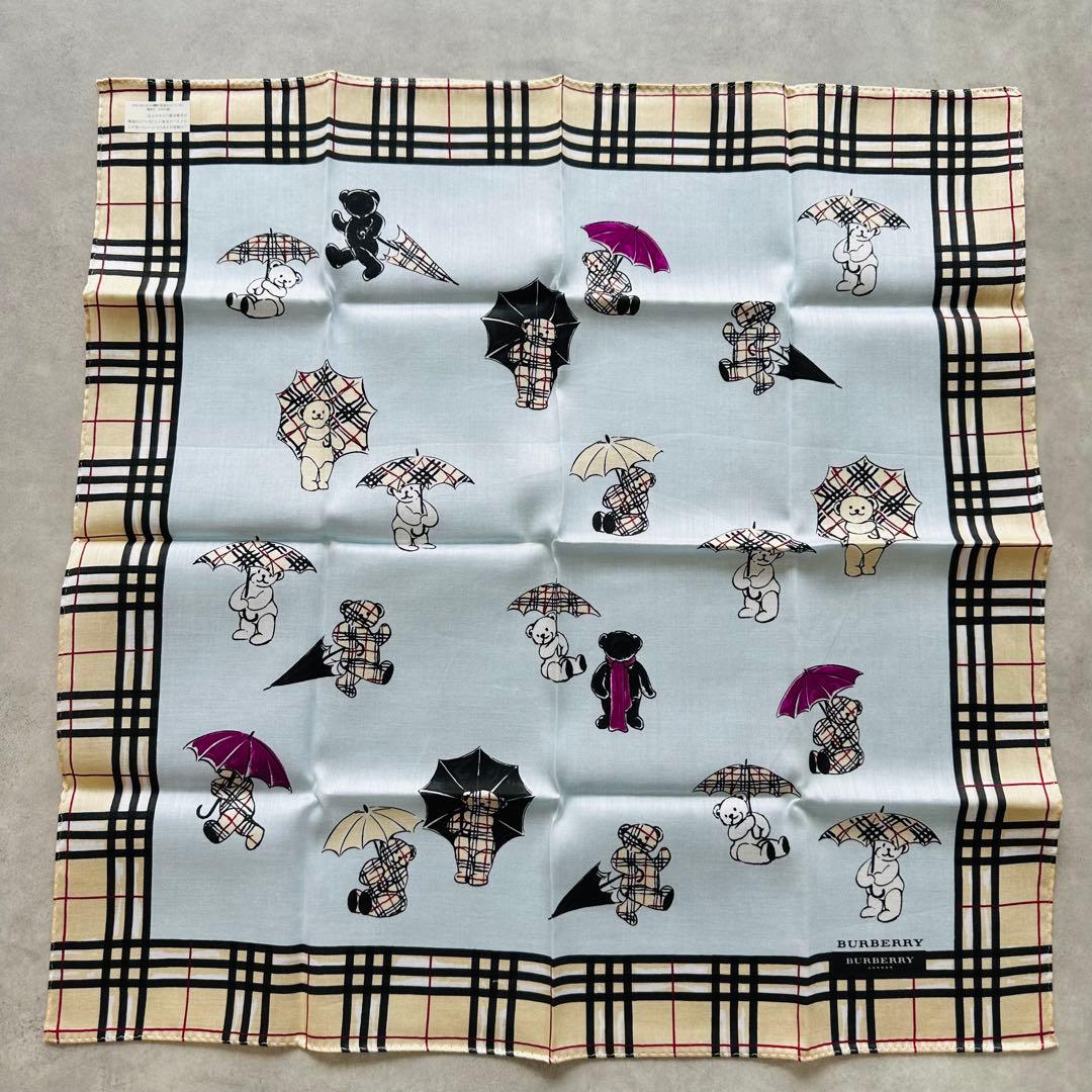 未使用✨BURBERRY ハンカチ 6点セット ノバチェック 刺繍ホースロゴ 4