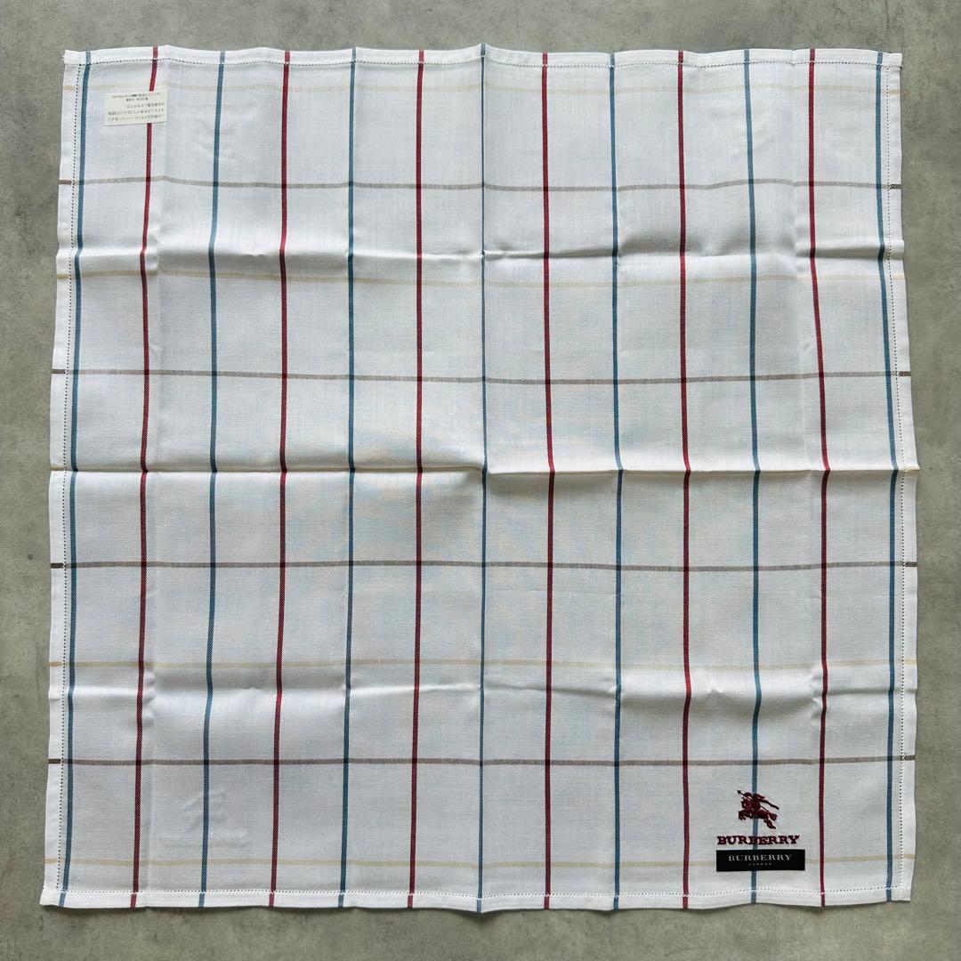未使用✨BURBERRY ハンカチ 6点セット ノバチェック 刺繍ホースロゴ 5