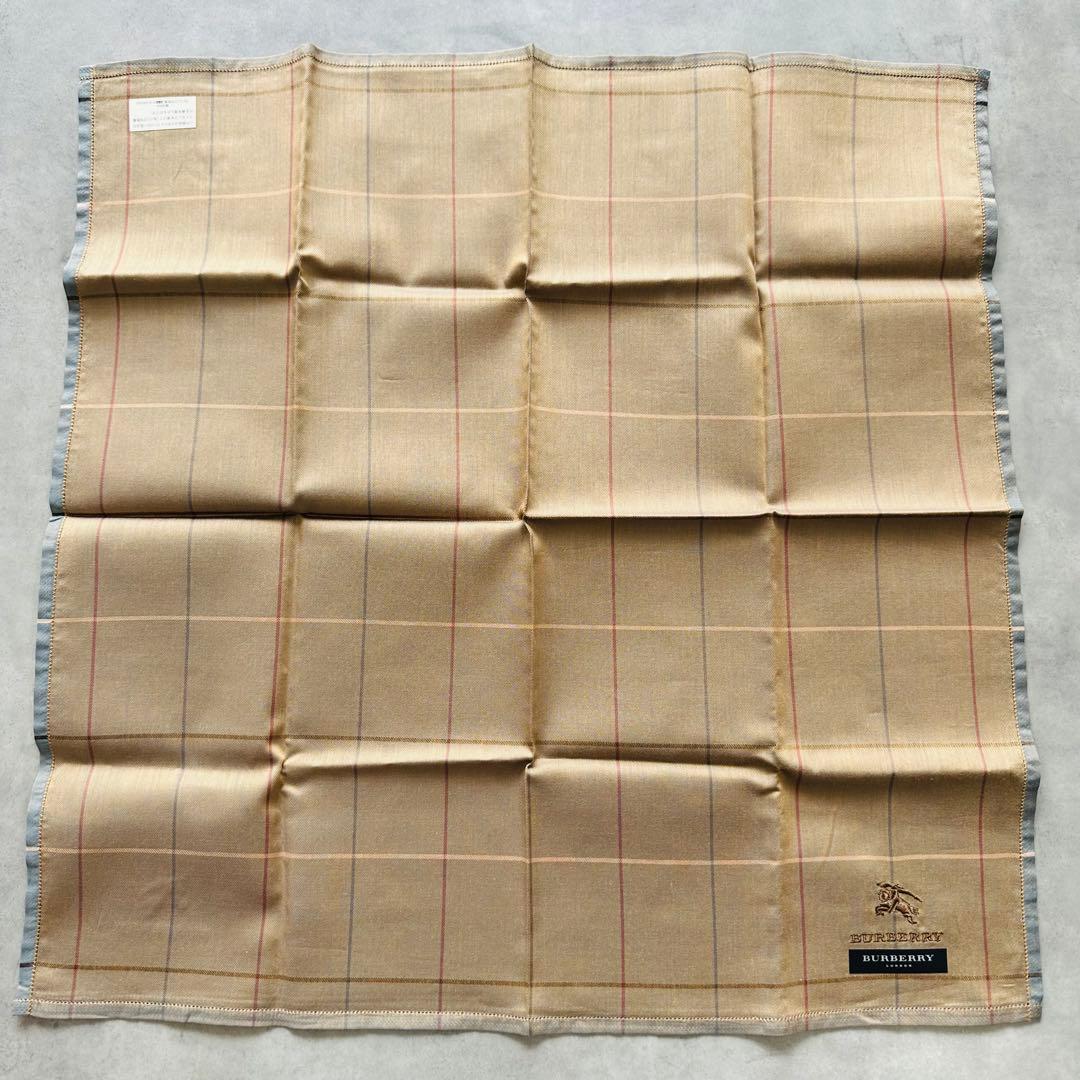 未使用✨BURBERRY ハンカチ 6点セット ノバチェック 刺繍ホースロゴ 6