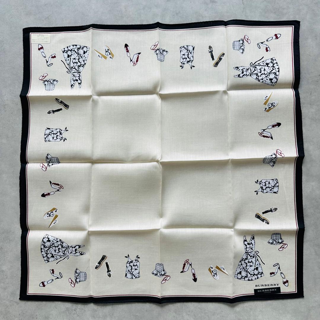 未使用✨BURBERRY ハンカチ 6点セット ノバチェック 刺繍ホースロゴ 7