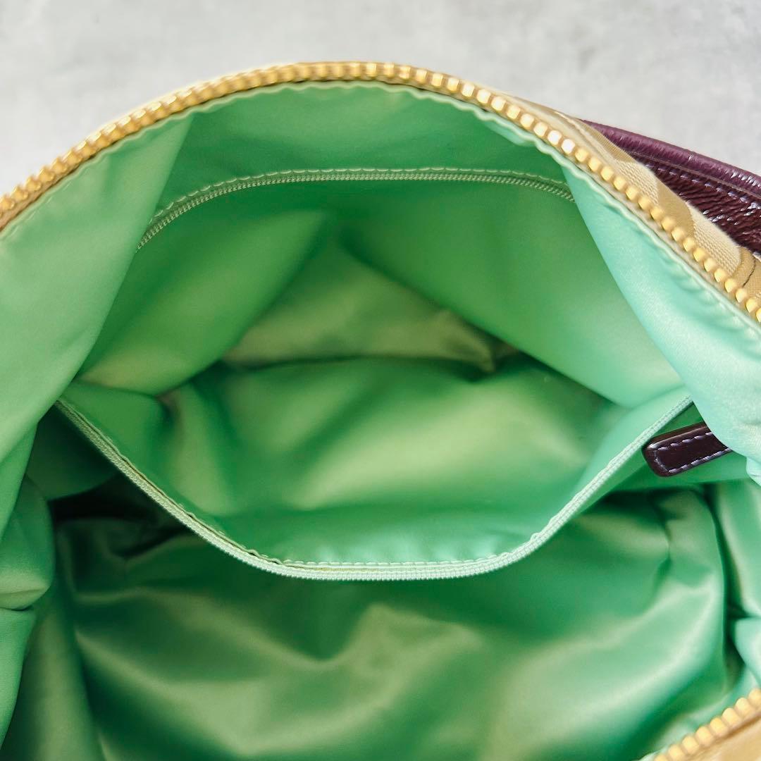 Y2K COACH Poppy Opart Studs Hobo Bag 15