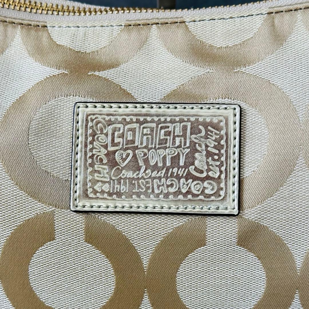 Y2K COACH Poppy Opart Studs Hobo Bag 17