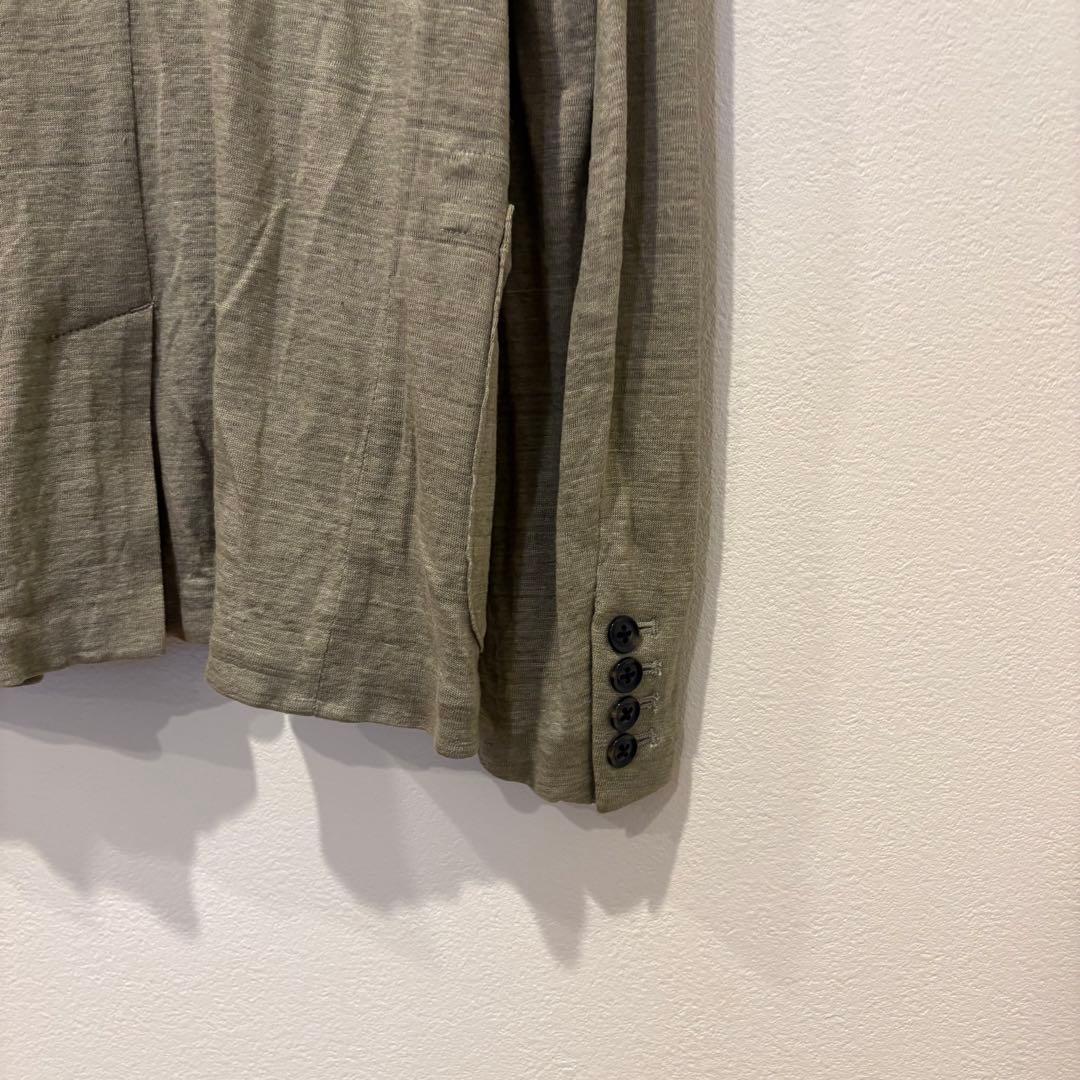 キャサリンハムネット テーラード　カーディガン　麻 リネン カーキ M メンズ 7