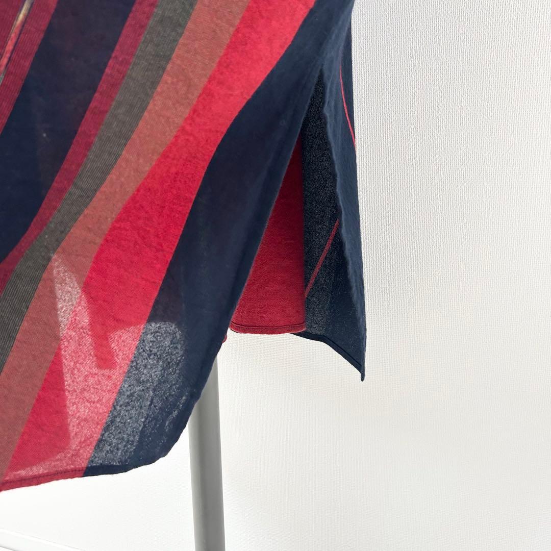 tamaki niime タマキニイメ　ロングワンピース　ネイビー　赤 5