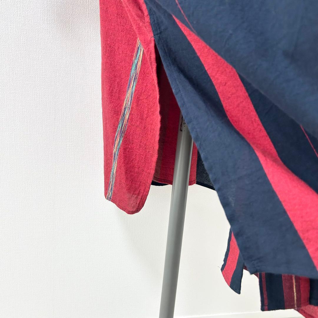 tamaki niime タマキニイメ　ロングワンピース　ネイビー　赤 6