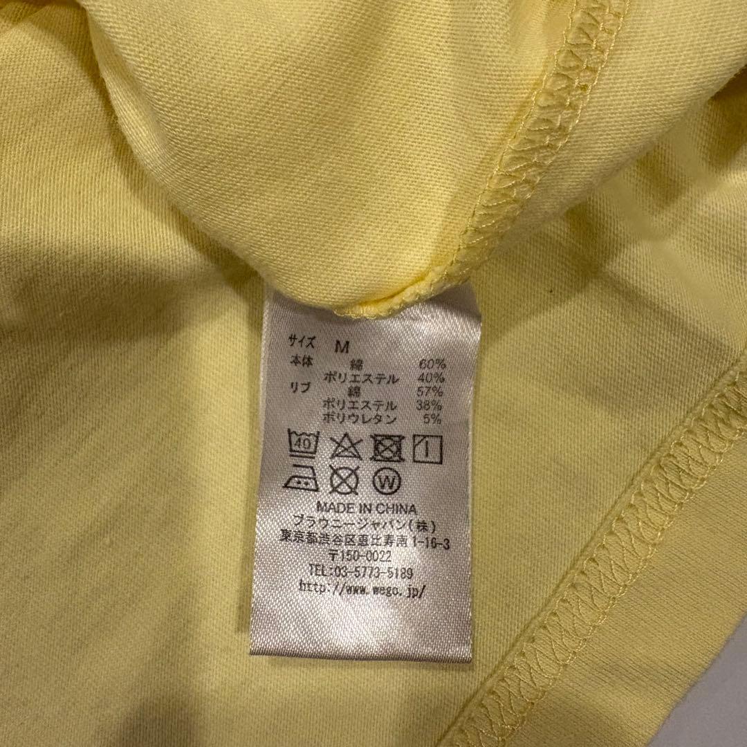 .BROWNY 半袖Tシャツ ロゴ イエロー　黄色 M 夏　カジュアル 6