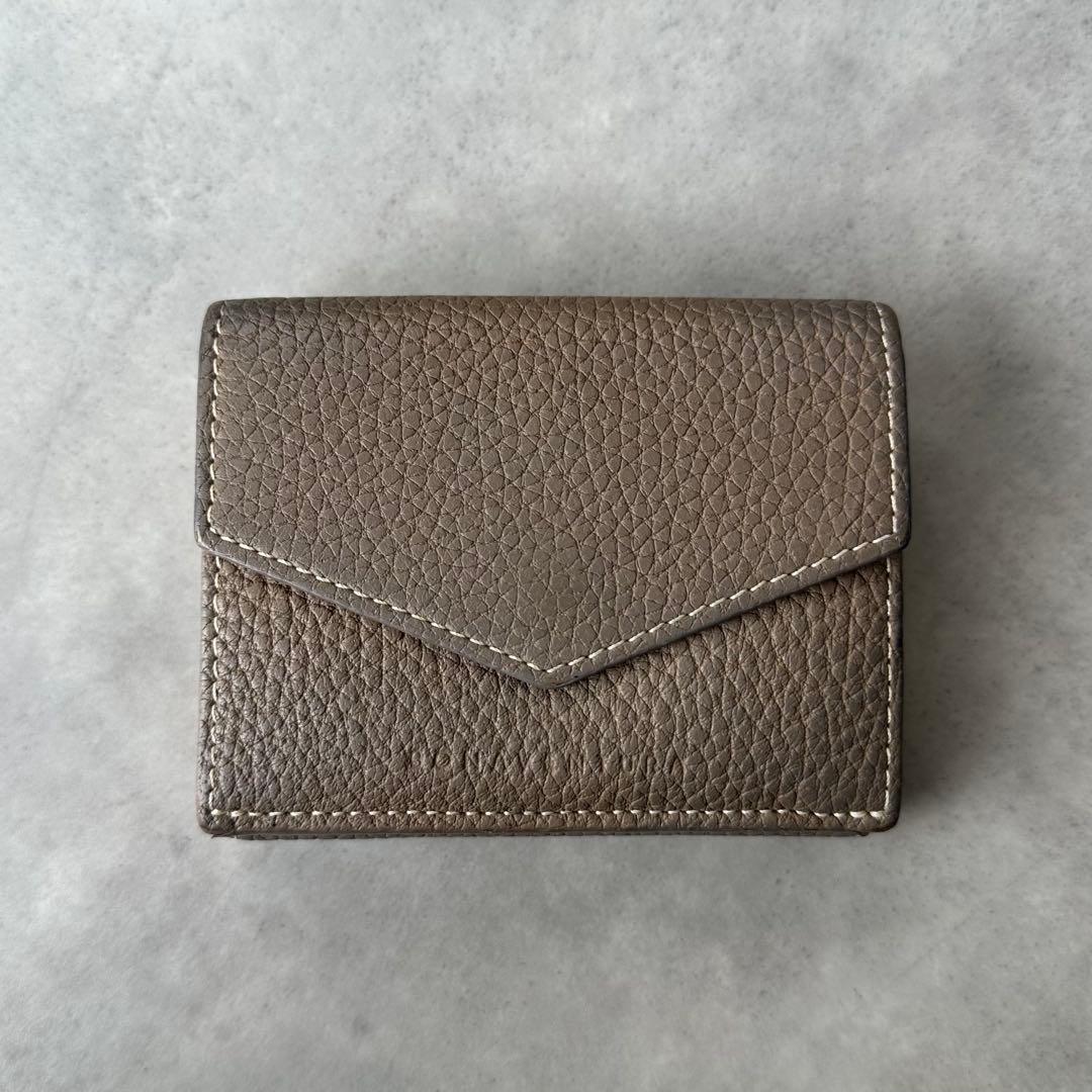 BONAVENTURA スモール ウォレット シュリンクレザー エトープ