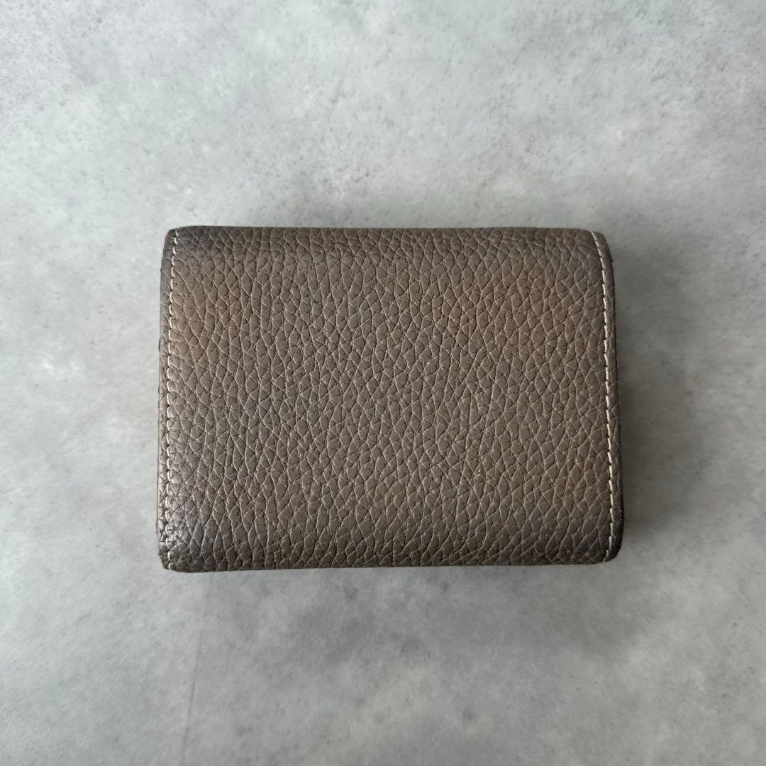 BONAVENTURA スモール ウォレット シュリンクレザー エトープ 2