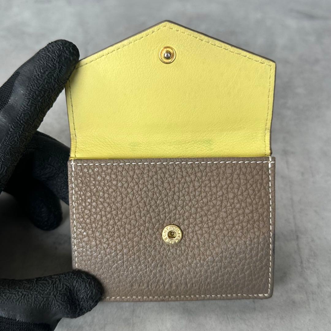 BONAVENTURA スモール ウォレット シュリンクレザー エトープ 12