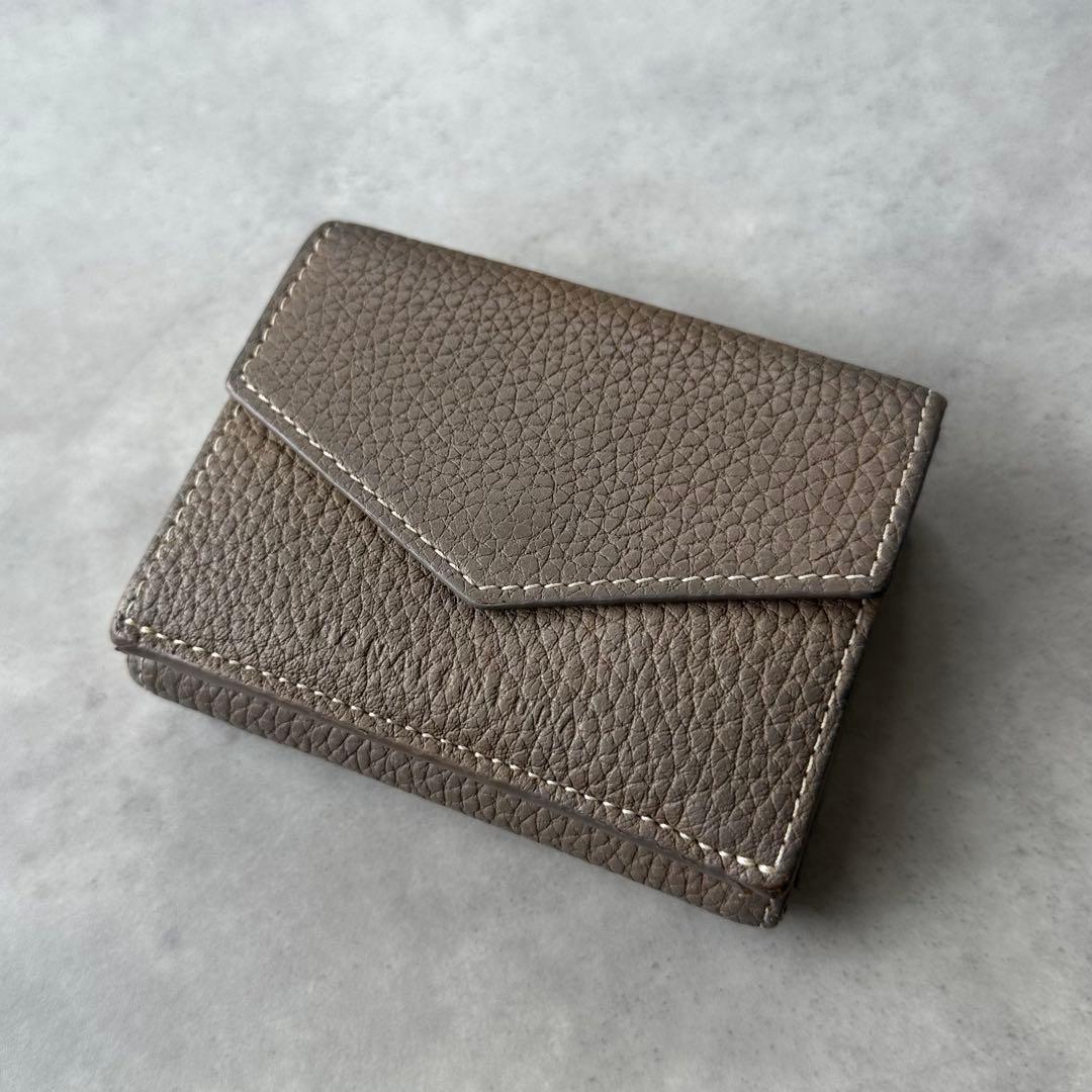 BONAVENTURA スモール ウォレット シュリンクレザー エトープ 3