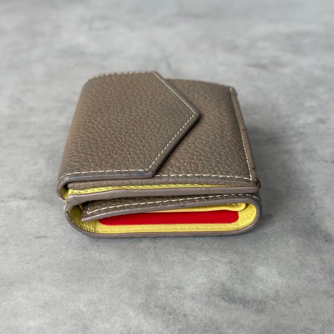 BONAVENTURA スモール ウォレット シュリンクレザー エトープ 5