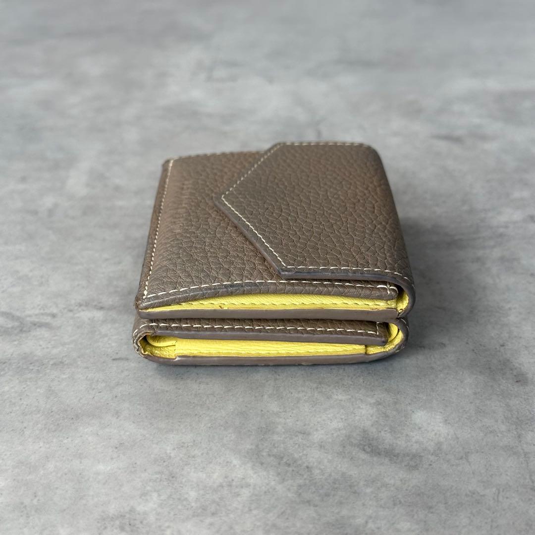 BONAVENTURA スモール ウォレット シュリンクレザー エトープ 6