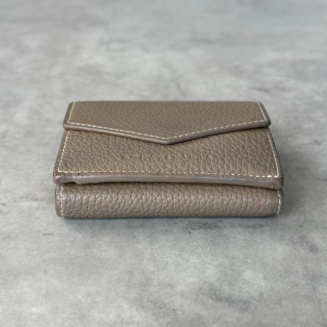 BONAVENTURA スモール ウォレット シュリンクレザー エトープ 7