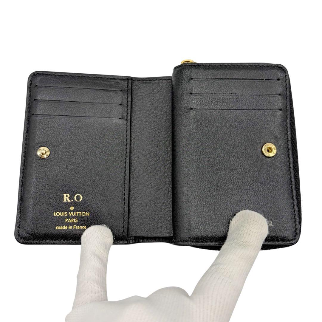 ⭐️美品⭐️ ルイヴィトン ポルトフォイユ ルー 二つ折り財布 ブラック 4