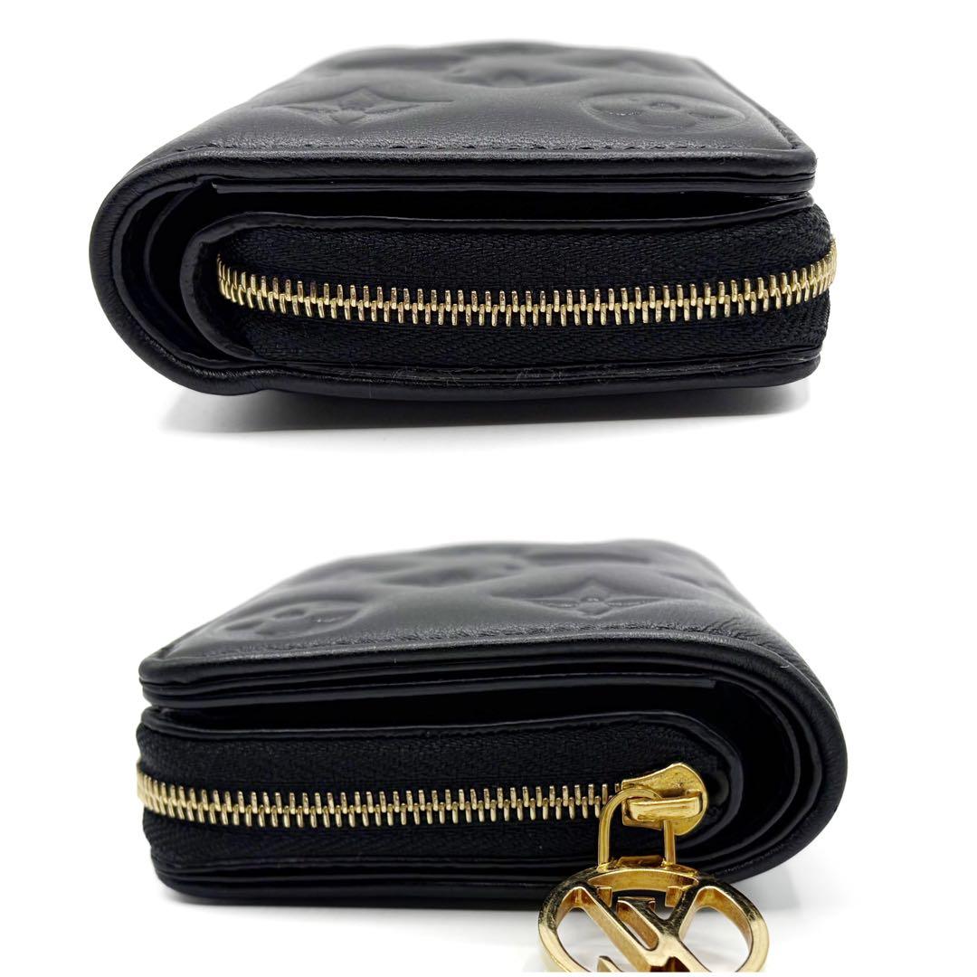 ⭐️美品⭐️ ルイヴィトン ポルトフォイユ ルー 二つ折り財布 ブラック 9