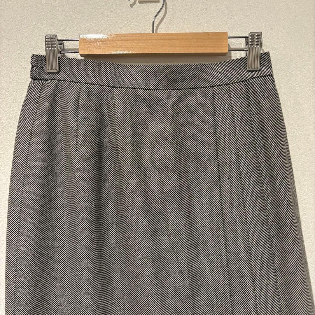 ジェーンモア ロングスカート タック ミモレ丈 灰色　グレー 11号 L相当 3