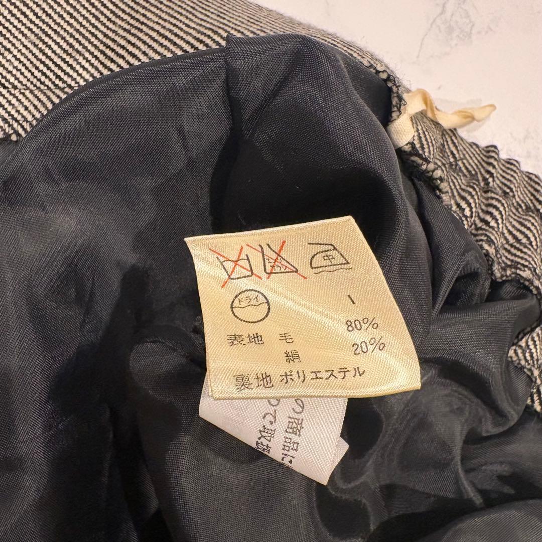 ジェーンモア ロングスカート タック ミモレ丈 灰色　グレー 11号 L相当 10